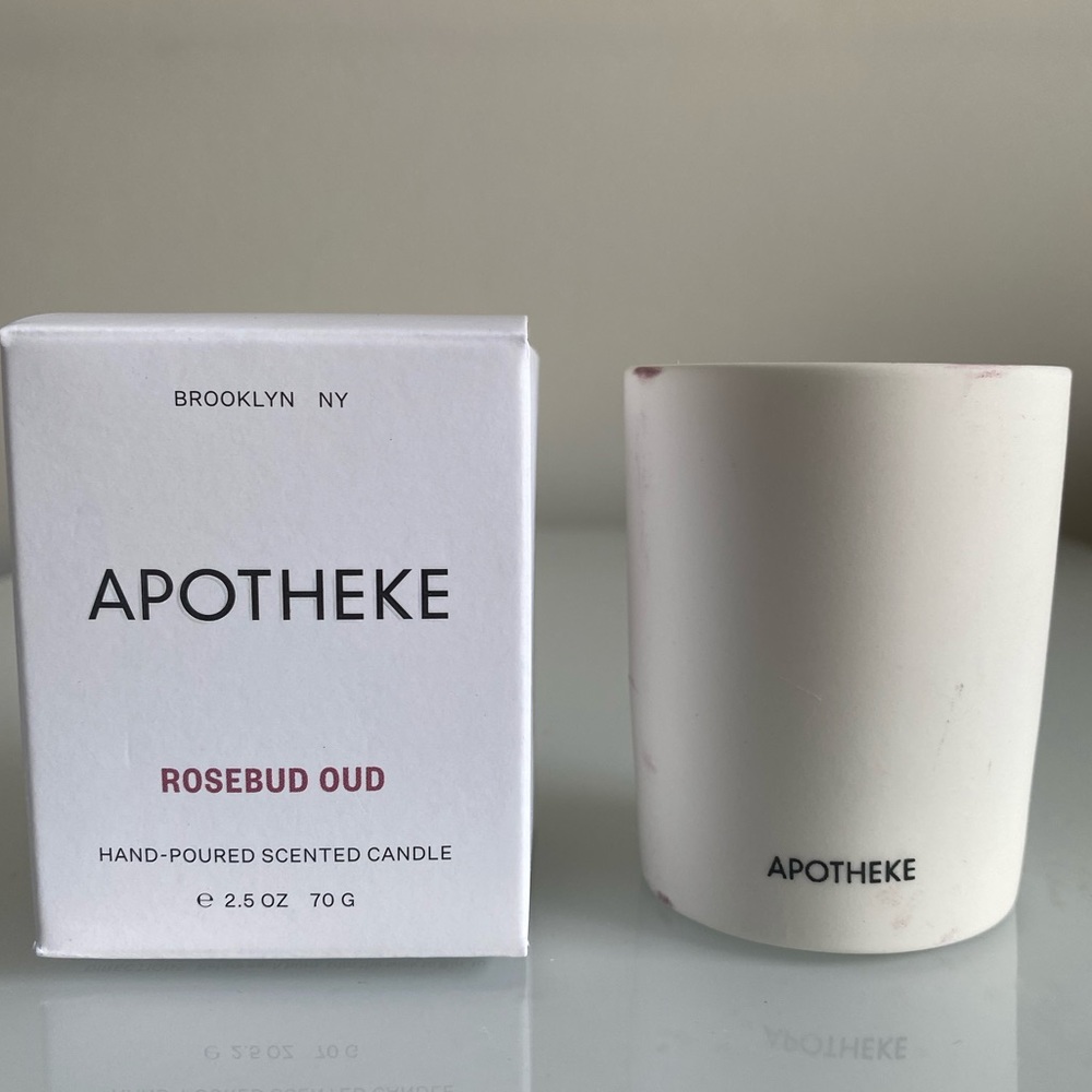 APOTHEKE Luxury Scented Votive Candle, Rosebud Oud - Picture 2 of 5